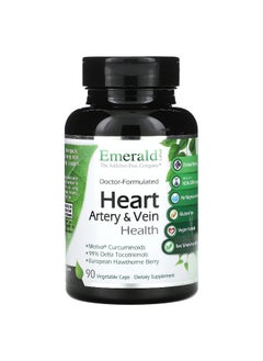 Emerald Laboratories Emerald Laboratories, Heart Artery & Vein Health, 90 Vegetable Caps  - Image 1