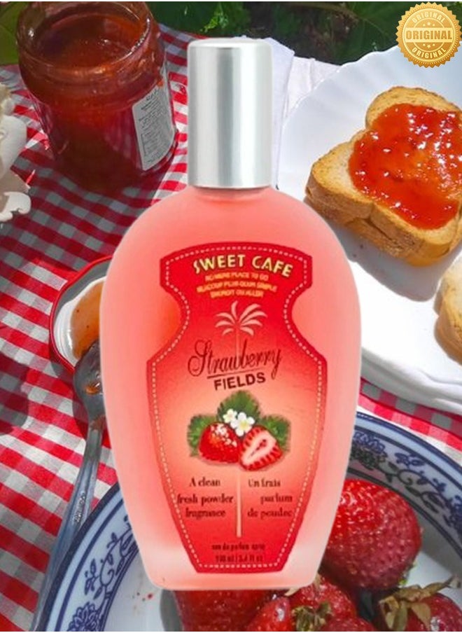 Strawberry - Sweet Cafe Strawberry Fields Perfume 100ml EDP - Image 1