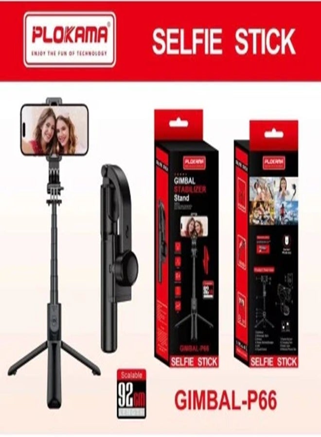PLOKAMA Gimbal-p66 Stabilizer Stand selfie stick - Image 3