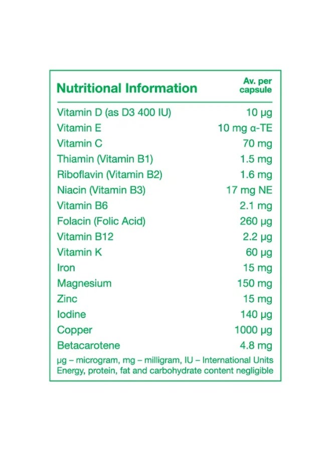 Pregnacare Multivitamins And Multimineral For Women 30 Capsules - Image 2