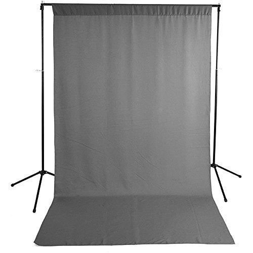 VTS 8 x12Ft. Grey LEKERA Backdrop Photo Light Studio Photography Background for YouTube, Studio,Indoor-Outdoor Photography Shooting Purpose (4. 8X 12ft., Grey) - Image 1