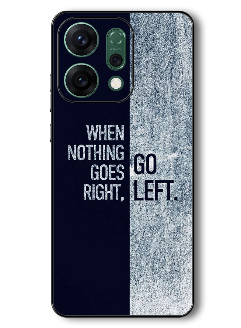 Theodor Case Compatible with Oppo Reno 14 6.59 Inch Protection Shockproof Bumper Cover Go Left - Image 1