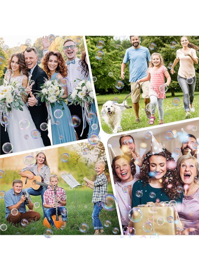 ELTRAZONE Rocket Bubble Gun Bubble Machine - Lights, Bubble Solution Included - Perfect for Kids Adults Birthday Wedding Party - Pink Bubble Blower Creates Endless Bubbles for Outdoor Fun! - Image 5