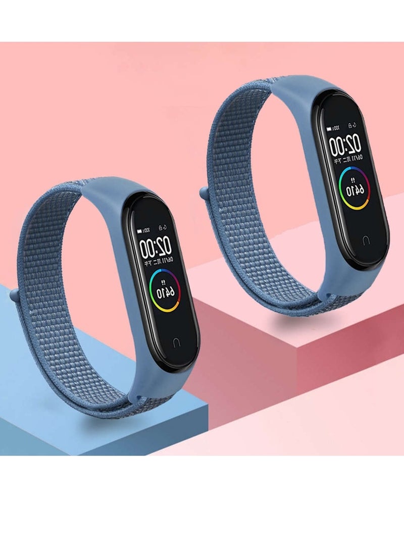 Bracelet for Xiaomi Mi Band 7/Mi Band 6/Mi Band 5, Nylon Watch Strap, Adjustable Sports Replacement Strap, Compatible with Xiaomi Mi Band 6/Mi Band 5/Mi Band 7/Amazfit Band 5 - Image 2