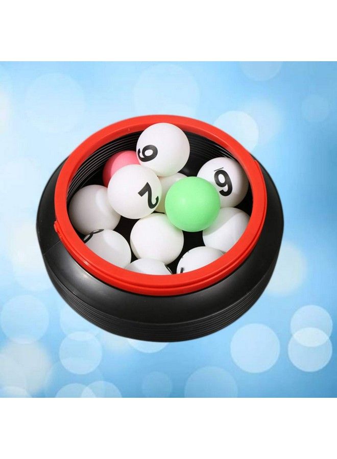 Amosfun 13Pcs Numbered Bingo Balls Replacement Bingo Ping Pong Balls Table Tennis Balls For Game Party Decoration With Storage Bucket - Image 4