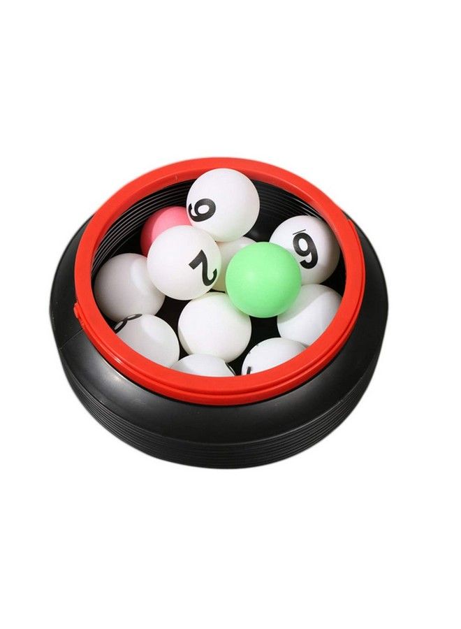 Amosfun 13Pcs Numbered Bingo Balls Replacement Bingo Ping Pong Balls Table Tennis Balls For Game Party Decoration With Storage Bucket - Image 2
