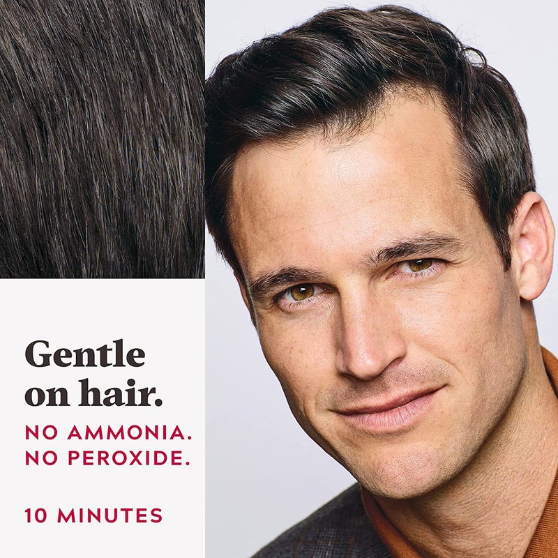 Just For Men Easy Comb-In Color Mens Hair Dye, Easy No Mix Application with Comb Applicator - Darkest Brown, A-50, Pack of 3 - Image 4