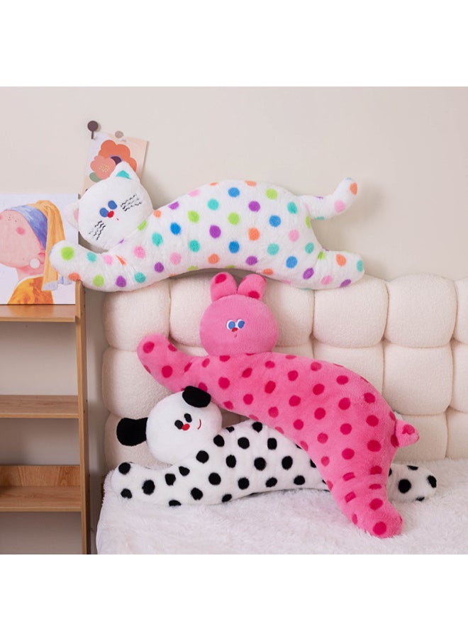 Generic - Lehi Custom Toy Long Throw Pillow Girls Side Sleep Leg Pillows Short Plush Animal Shape PP Cotton Filled Customizable Design-Specifications:Rabbit-Color:90cm - Image 1