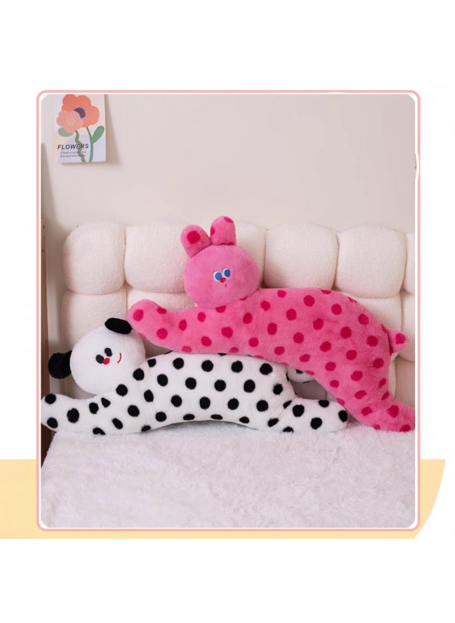 Generic - Lehi Custom Toy Long Throw Pillow Girls Side Sleep Leg Pillows Short Plush Animal Shape PP Cotton Filled Customizable Design-Specifications:Rabbit-Color:90cm - Image 1