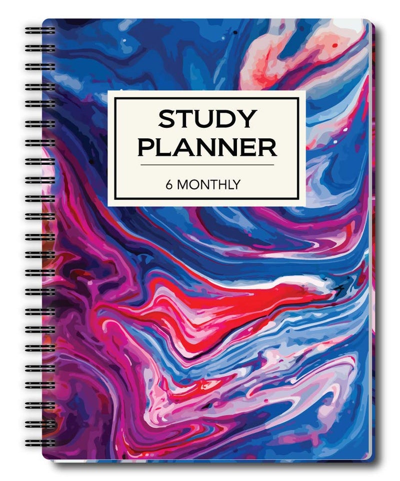 Nourish A5 Study Planner for 6 Months Undated Hardcover, A Must Have for Students - Image 1