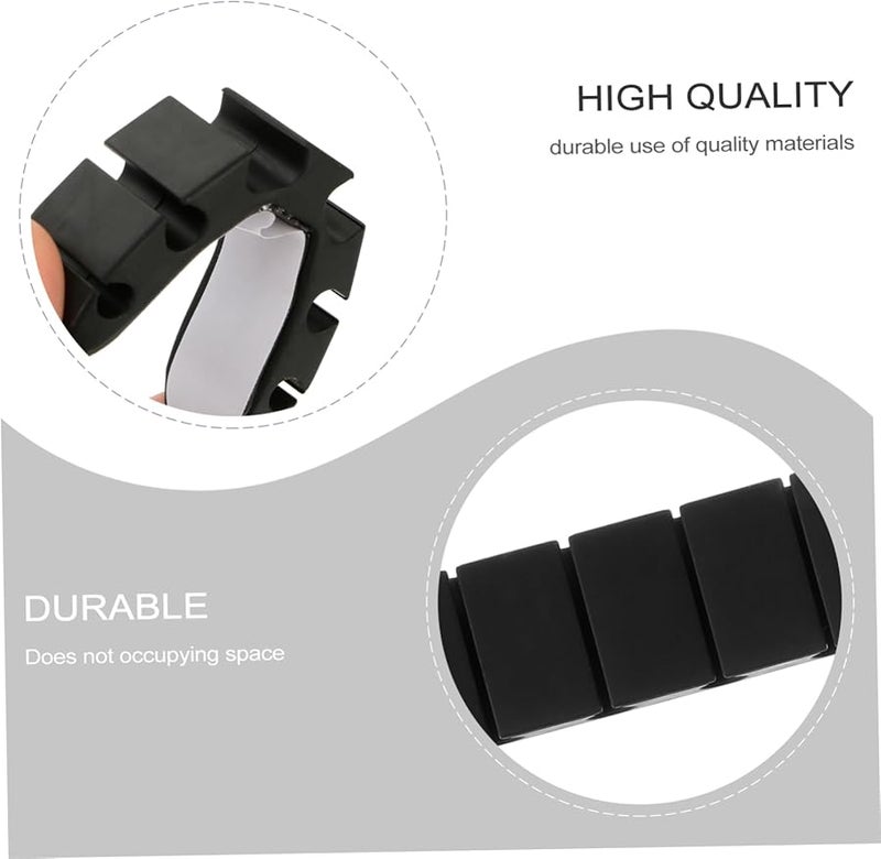 Tehaux 5pcs Self Adhesive Cable Clips Wire Organizer For Home Office Desk And Wall - Image 4