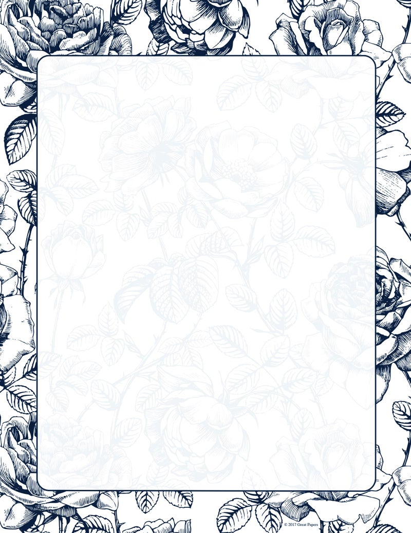 Great Papers! French Rose Letterhead, 8.5" x 11", 80 count (2017036)