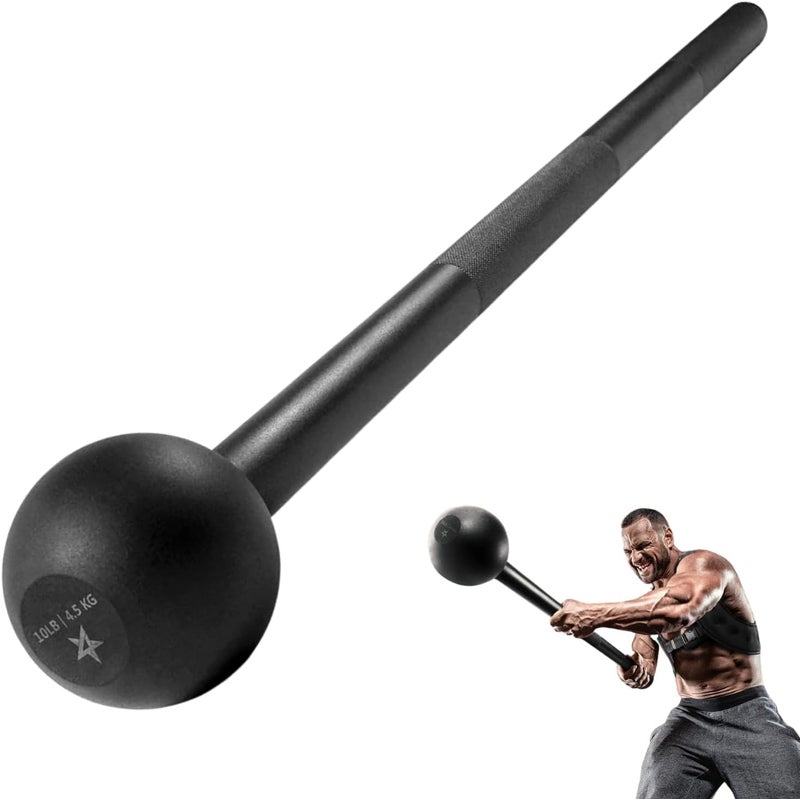 Yes4All Steel Mace Bell for Strength Training, Support Full Body, Muscles, Shoulder, Grips & Forearms Workouts, Stretching 5, 7, 10, 15, 20, 25, 30 LB For Woman & Man - Image 1