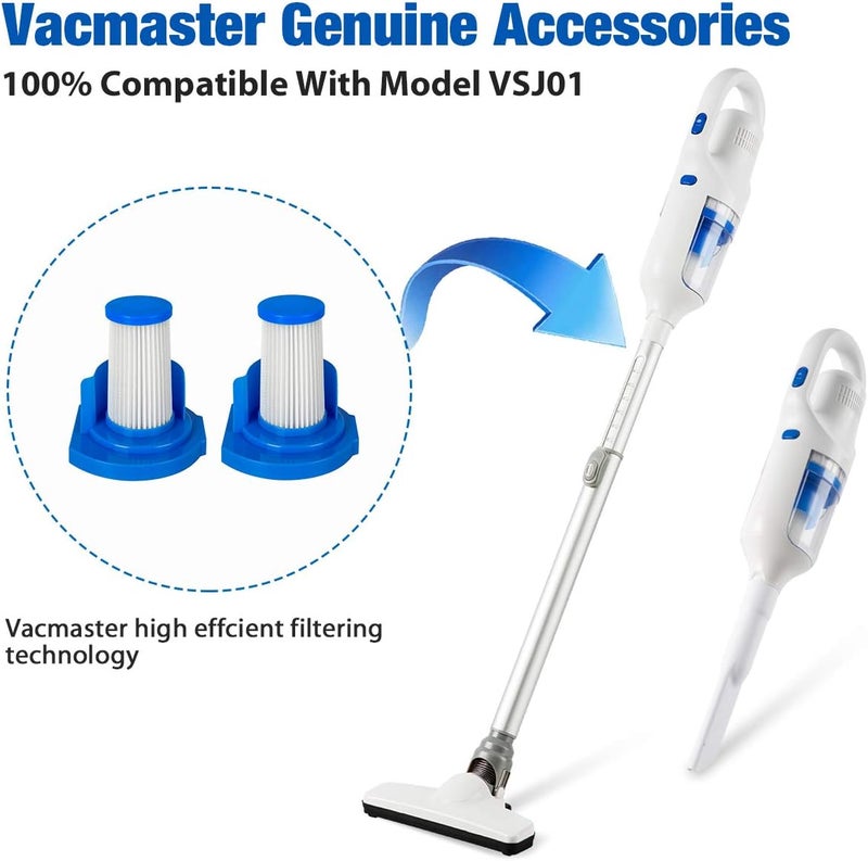 Vacmaster 2 Premium Washable Filters Replacement for Stick Vacuum Cleaner VSJ01 - Image 5