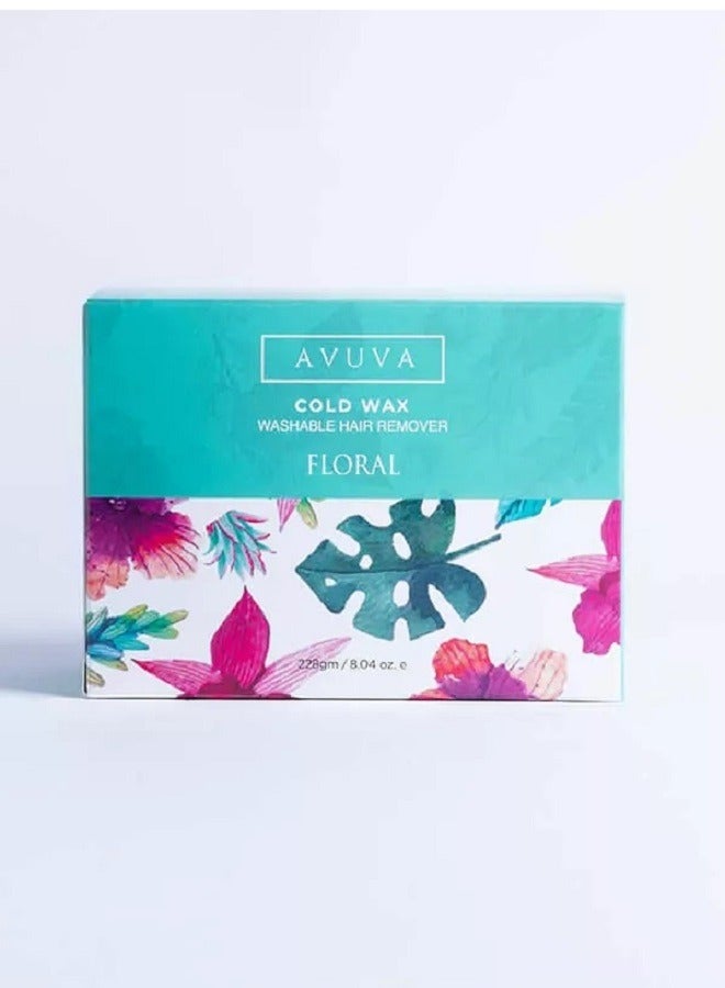 Avuva Cold Wax Floral Hair Remover 228 grams 