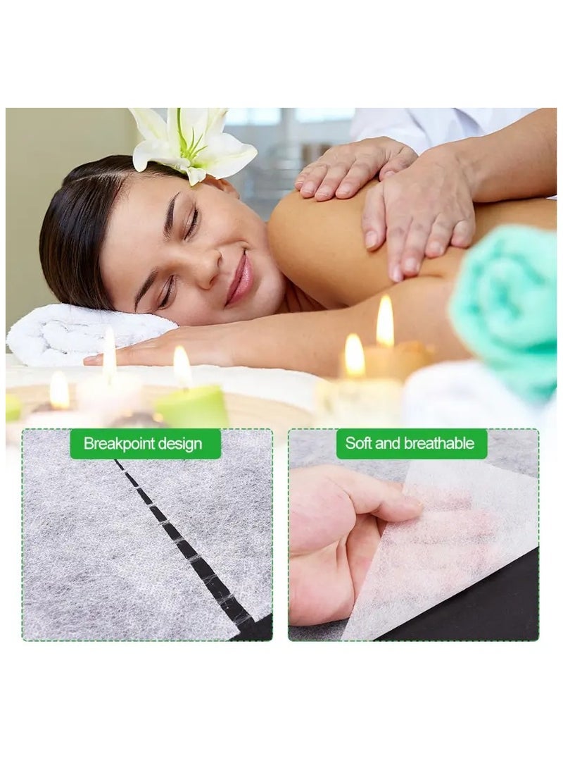 أوريتي لفافة واحدة من ملاءات مرتبة التدليك الصحي للاستخدام مرة واحدة، ملاءات سرير التدليك في الصالونات، مسند رأس غير منسوج، لفة ورقية، غطاء طاولة، لوازم الوشم - Image 3