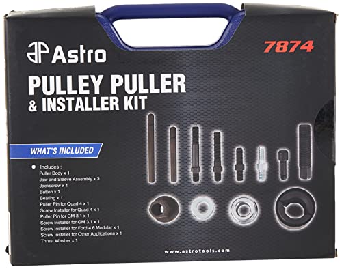 Astro Pneumatic Tool مجموعة أدوات سحب وتركيب البكرات Astro 7874 - Image 3