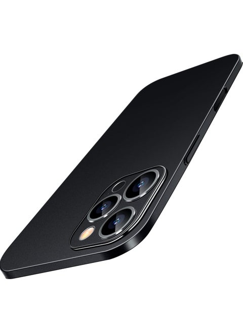 Dataroad for iPhone 16 Pro Max Slim Case, 0.2mm Fit [Paper-Thin] Lightweight Matte Finish PP Back Protection, Anti-Fingerprint & Yellowing, Compatible with iPhone 16 Pro Max 6.9-Inch - Black