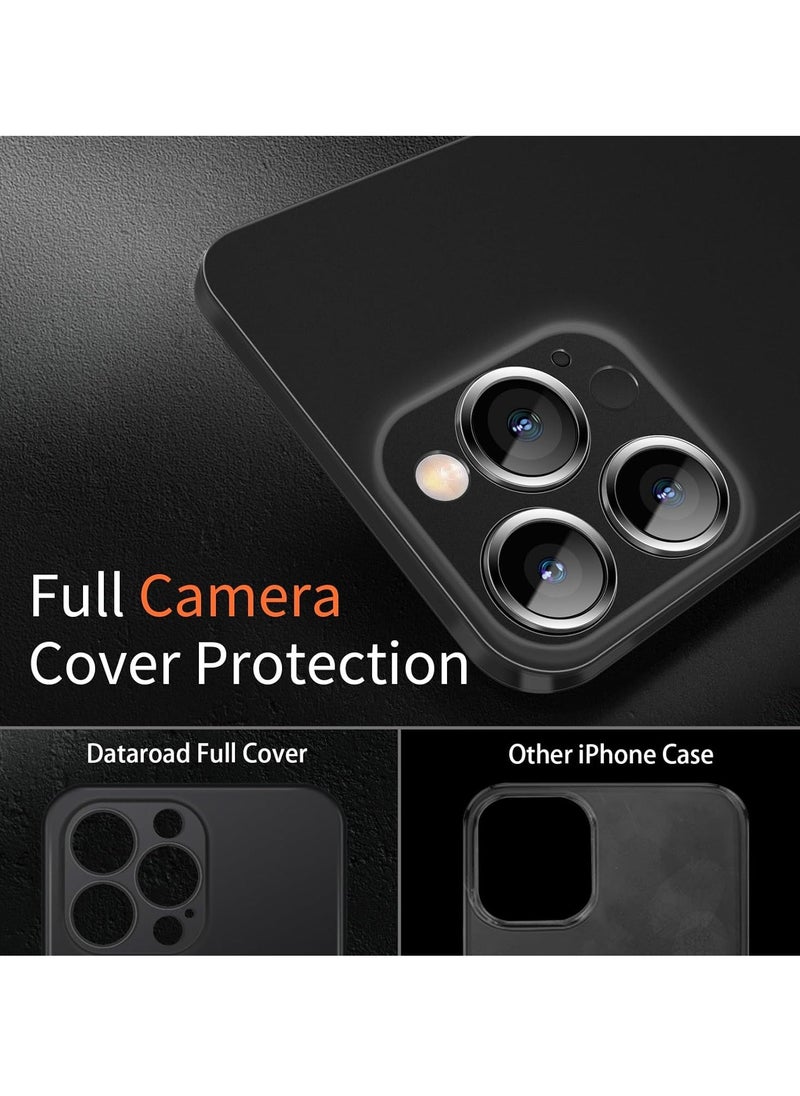 TIGER - Dataroad for iPhone 16 Pro Max Slim Case, 0.2mm Fit [Paper-Thin] Lightweight Matte Finish PP Back Protection, Anti-Fingerprint & Yellowing, Compatible with iPhone 16 Pro Max 6.9-Inch - Black - Image 1