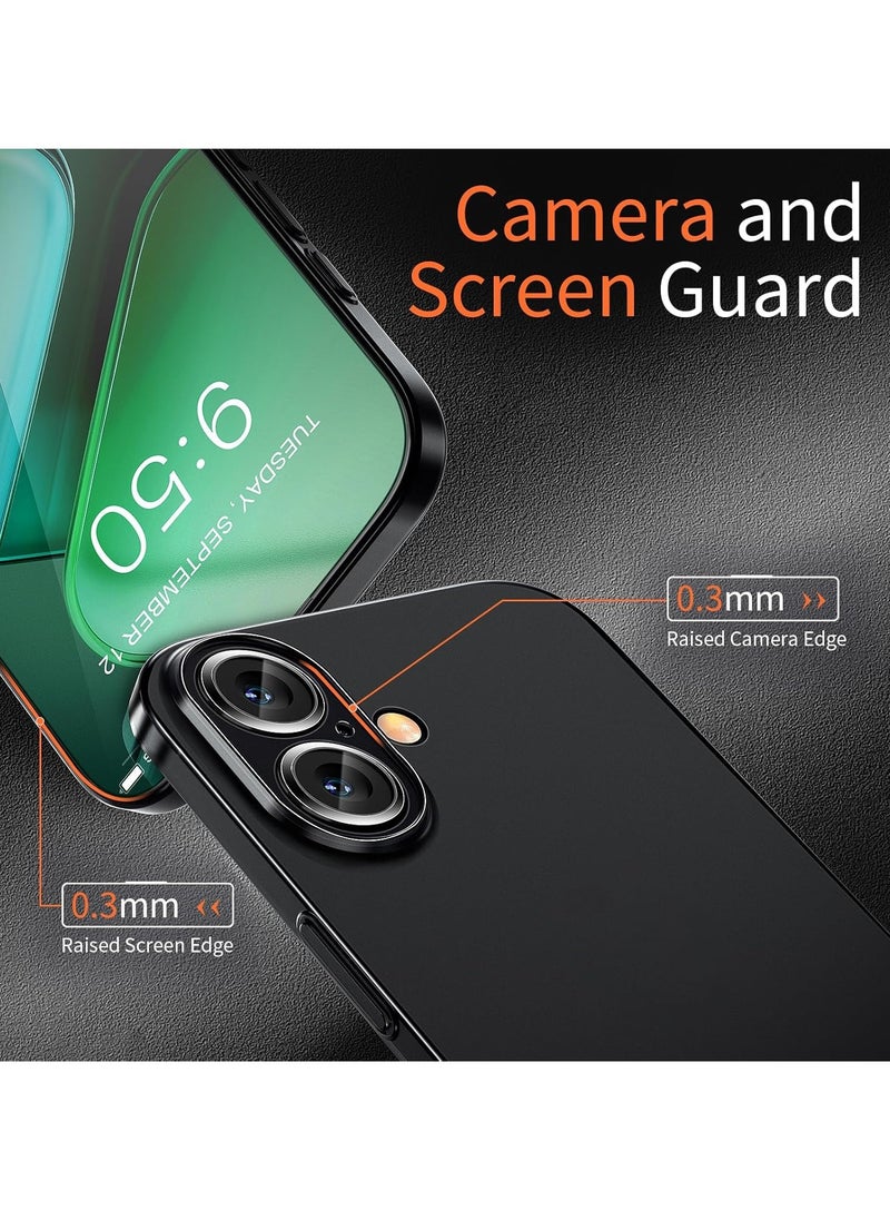 TIGER - Dataroad for iPhone 16 Pro Max Slim Case, 0.2mm Fit [Paper-Thin] Lightweight Matte Finish PP Back Protection, Anti-Fingerprint & Yellowing, Compatible with iPhone 16 Pro Max 6.9-Inch - Black - Image 1