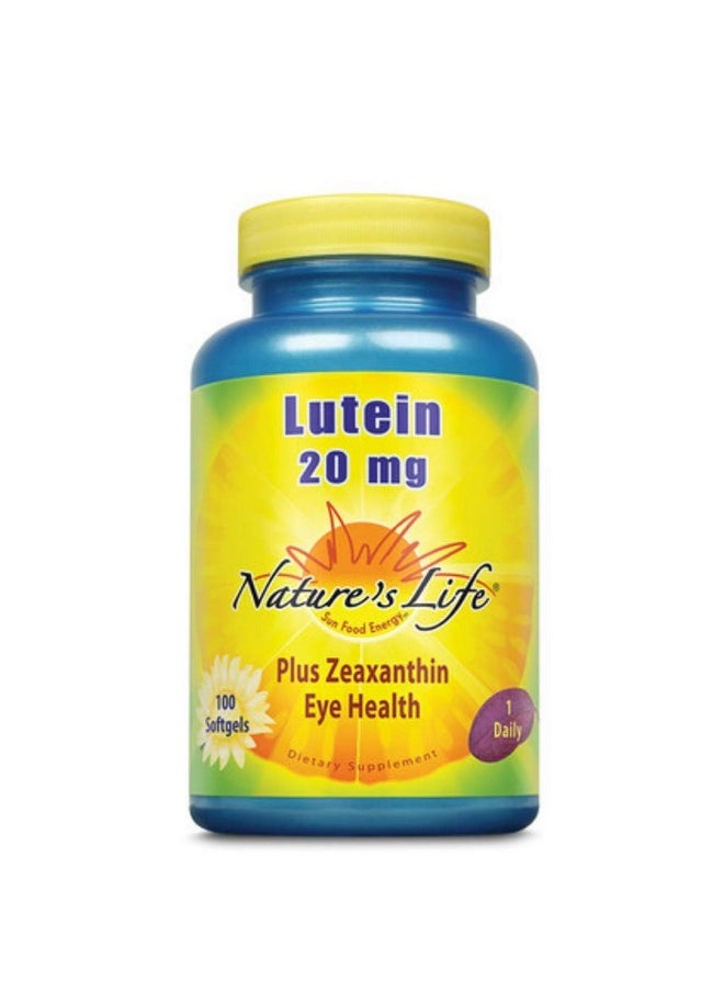 Nature's Life Nature's Life Lutein 20 mg | 100 ct 