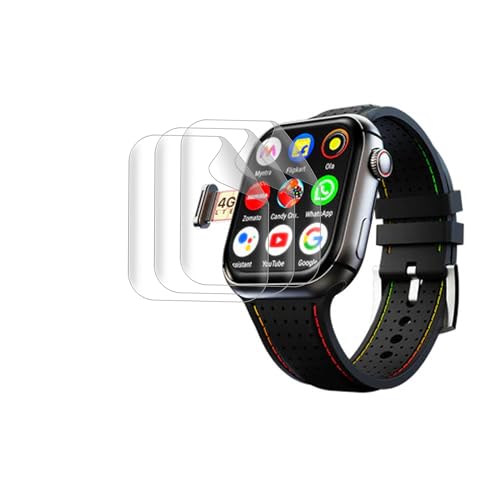 DAMDAM (PACK OF 3PC Smartwatch Screen Guard Protector Compatible For Fire Boltt Dream Smartwatch 2.02" (Not A Tempered Glass) - Image 1