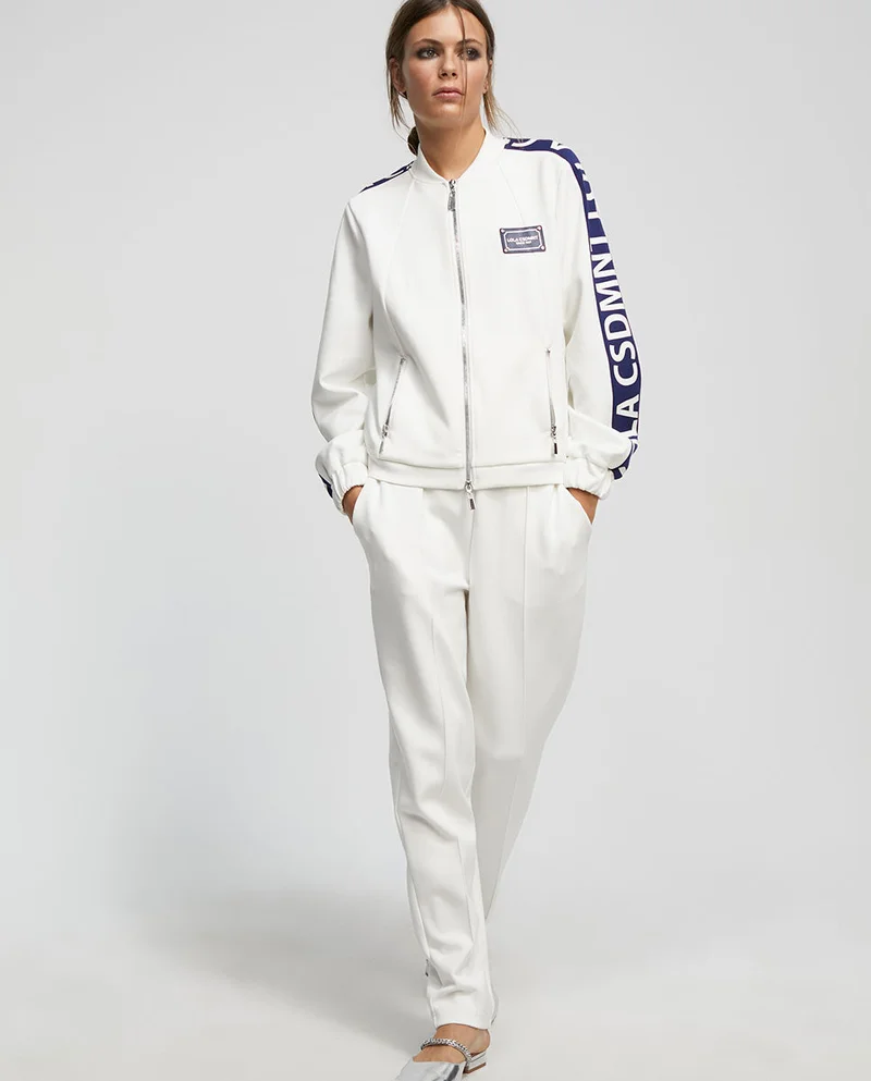Lola Casademunt Two-tone zip-up sweatshirt