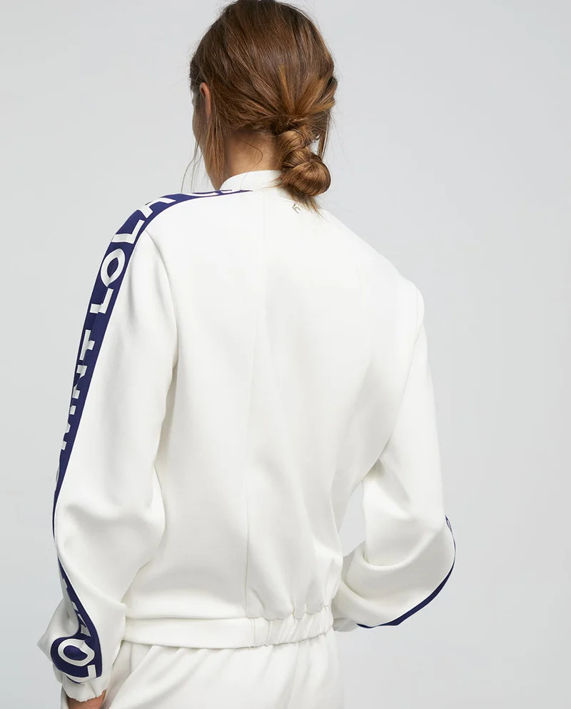 Lola Casademunt Two-tone zip-up sweatshirt