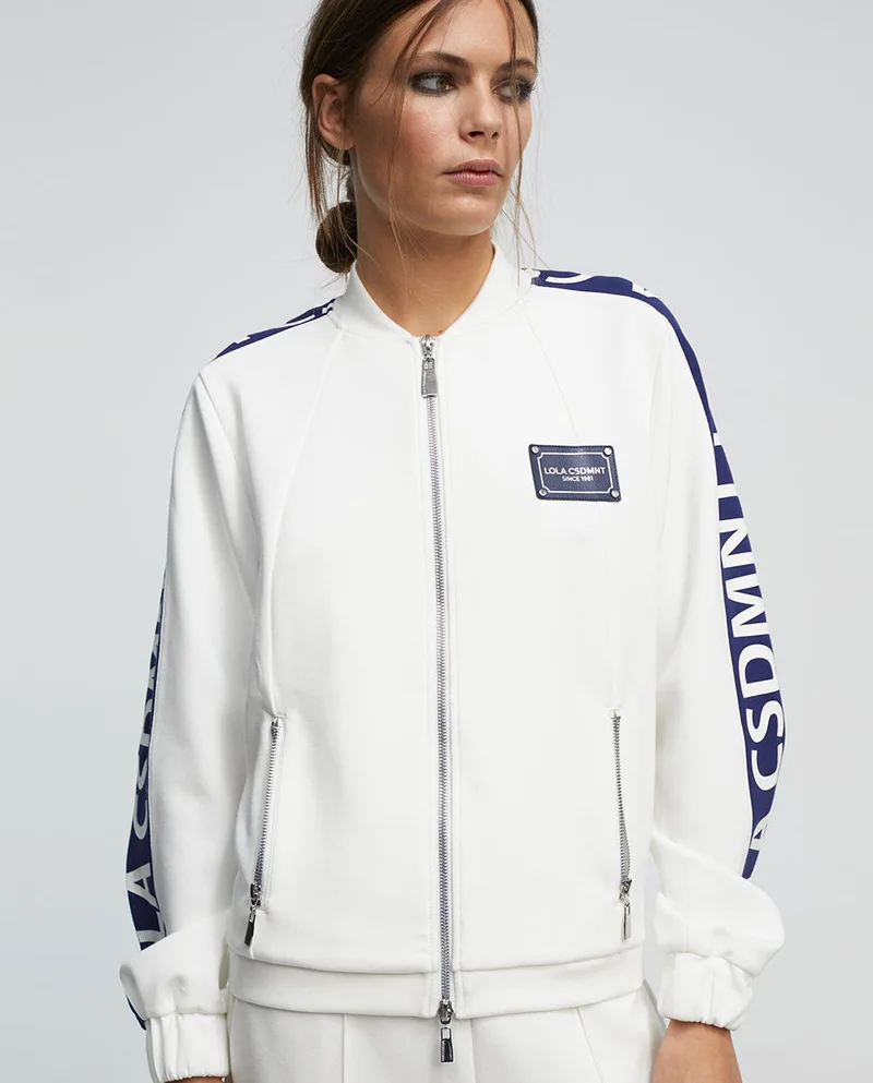 Lola Casademunt Two-tone zip-up sweatshirt