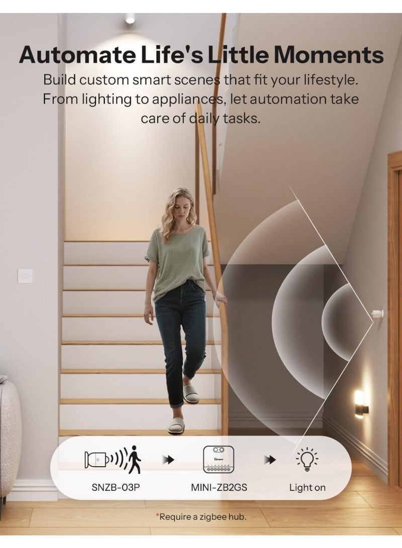 MINI-ZB2GS MINI DUO 2-Gang Zigbee Smart Switch Dual Load Control Zigbee 3.0 Compatibility Signal With Multiple Zigbee Hub - Image 5