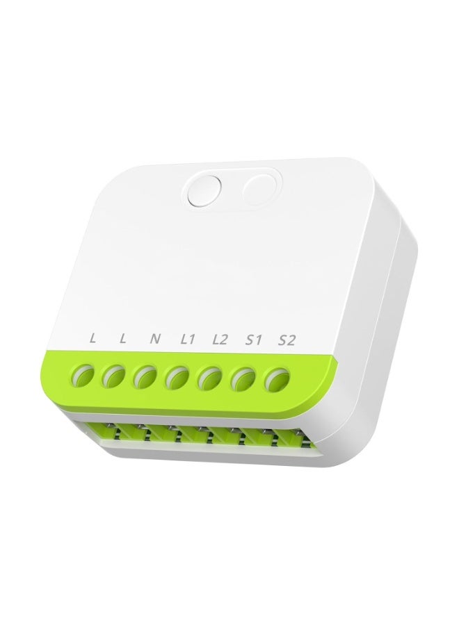 MINI-ZB2GS MINI DUO 2-Gang Zigbee Smart Switch Dual Load Control Zigbee 3.0 Compatibility Signal With Multiple Zigbee Hub - Image 2