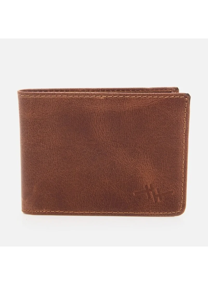 Hotiç 06CUH273230A370 Genuine Leather Tan Men's Wallet