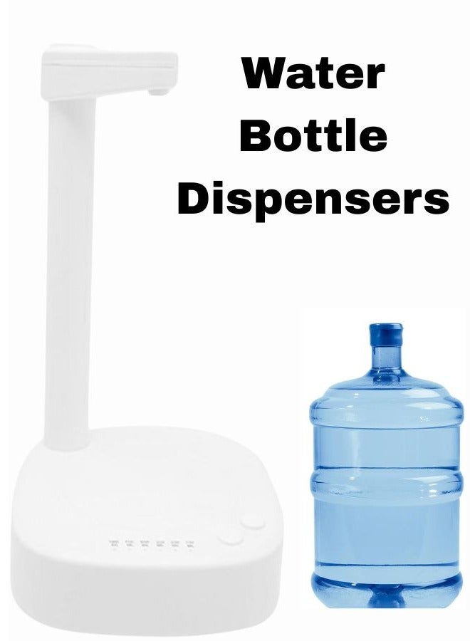 Shopit Table Water Dispenser Pump for  5 Gallon Bottle, USB Rechargeable Electric Water Bottle Pump Dispenser Portable Drinking Water Pump 7 Levels Quantitative for Home and Office - Image 1