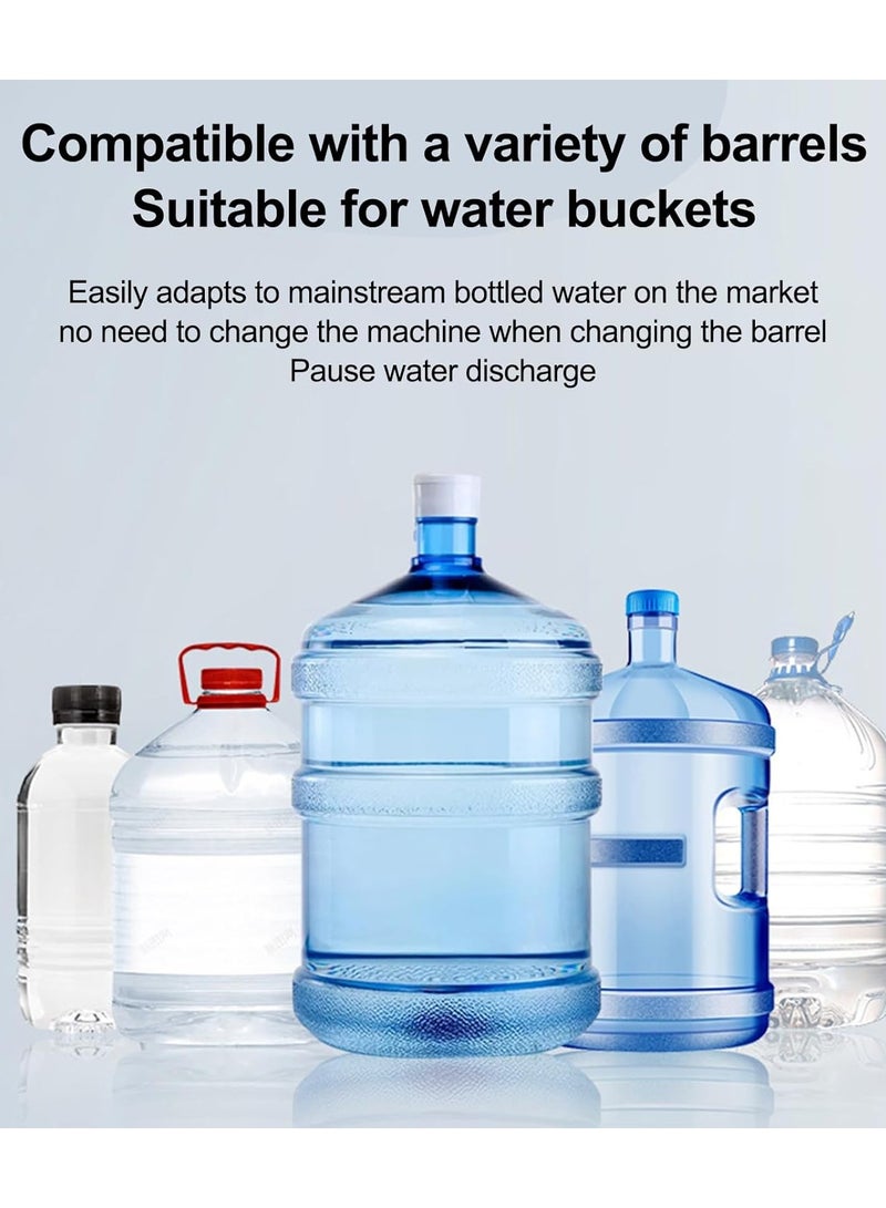 Shopit Table Water Dispenser Pump for  5 Gallon Bottle, USB Rechargeable Electric Water Bottle Pump Dispenser Portable Drinking Water Pump 7 Levels Quantitative for Home and Office - Image 4