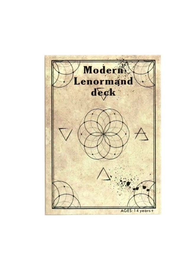 NIBEMINENT 10.4 × 7.3 cm. The Enigmatic Moon - Lernandodrome Divination Book: A complete deck consisting of 36 cards, equipped with keywords and "yes/no" indicators, used for spiritual divination. - Image 5