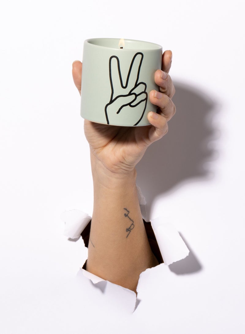 بادي واكس انطباعات سيراميك بالنعناع . أونصة مع لافندر وزعتر سلام - Image 2