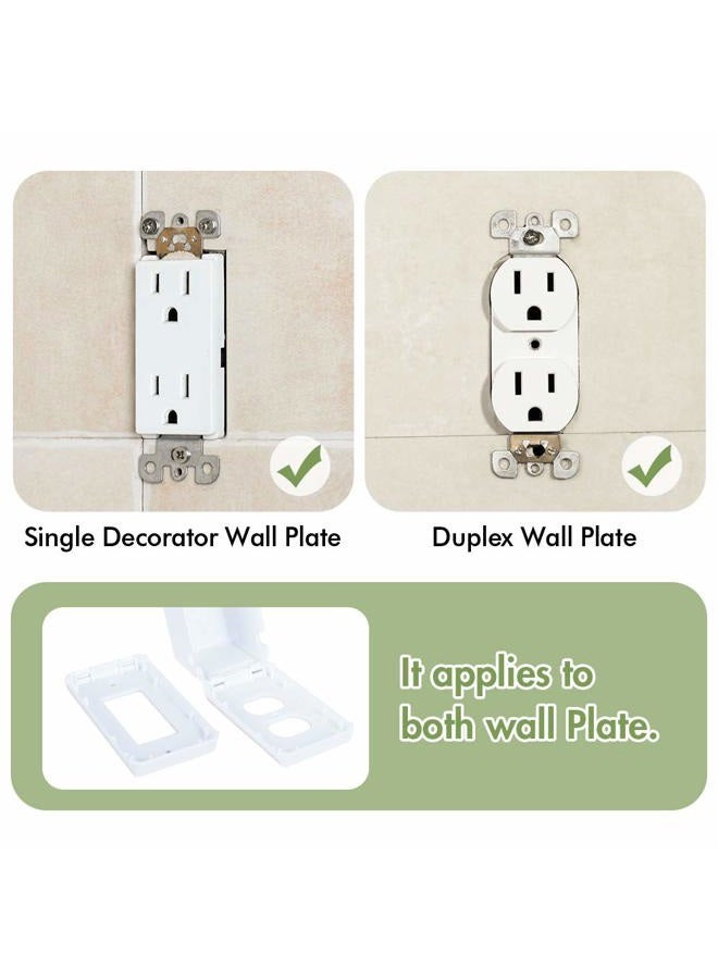 Eudemon Baby Safety Electrical Outlet Cover Box Childproof Large Plug Cover for Babyproofing Outlets Easy to Install & Use (White) - Image 2
