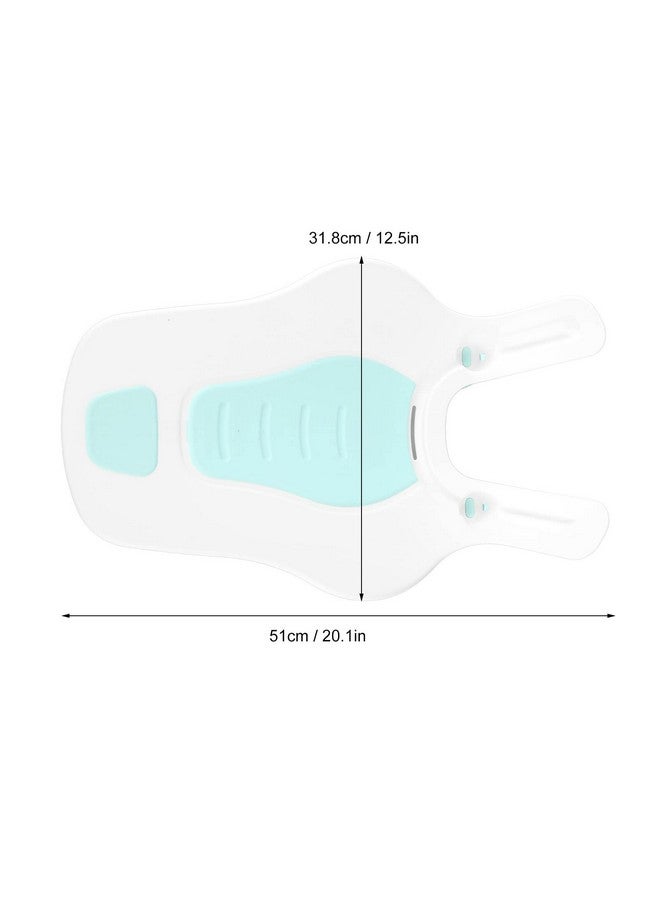 AMONIDA Infant Sink Bather,SemiCircular Basin Rinse Clean Baby Bathing Suit Foldable Butt Wash Ergonomic Portable Home for Newborn (Mint Green) - Image 4