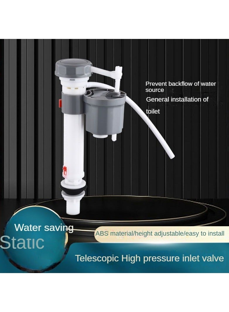High Pressure Water Inlet Valve Of Toilet Tank Adjustable Height Water Inlet Fittings With Water Filter - Image 4