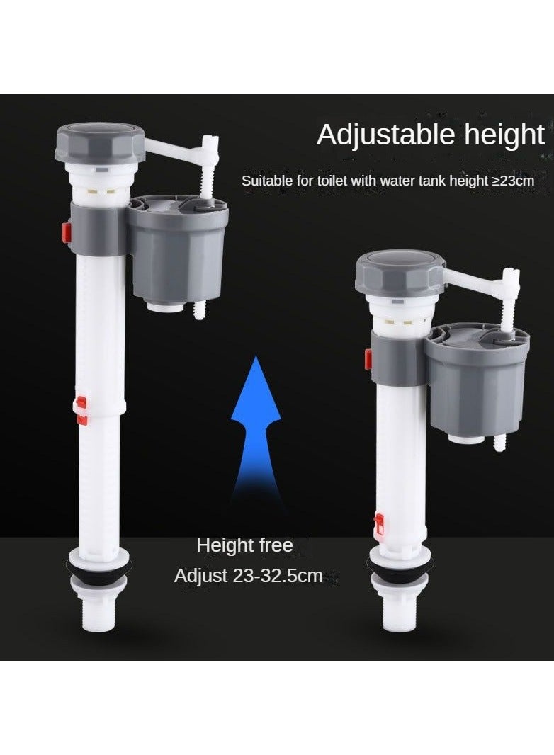 High Pressure Water Inlet Valve Of Toilet Tank Adjustable Height Water Inlet Fittings With Water Filter - Image 2