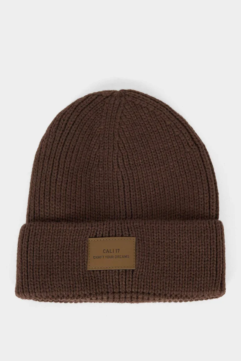 ديفاكتو Boy Woven Labeled Beanie