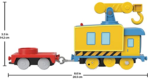 THOMAS & FRIENDS Thomas Friends Motorized Toy Carly the Crane BatteryPowered Rail Vehicle for Preschool Pretend Play Kids Ages 3 Years - Image 5