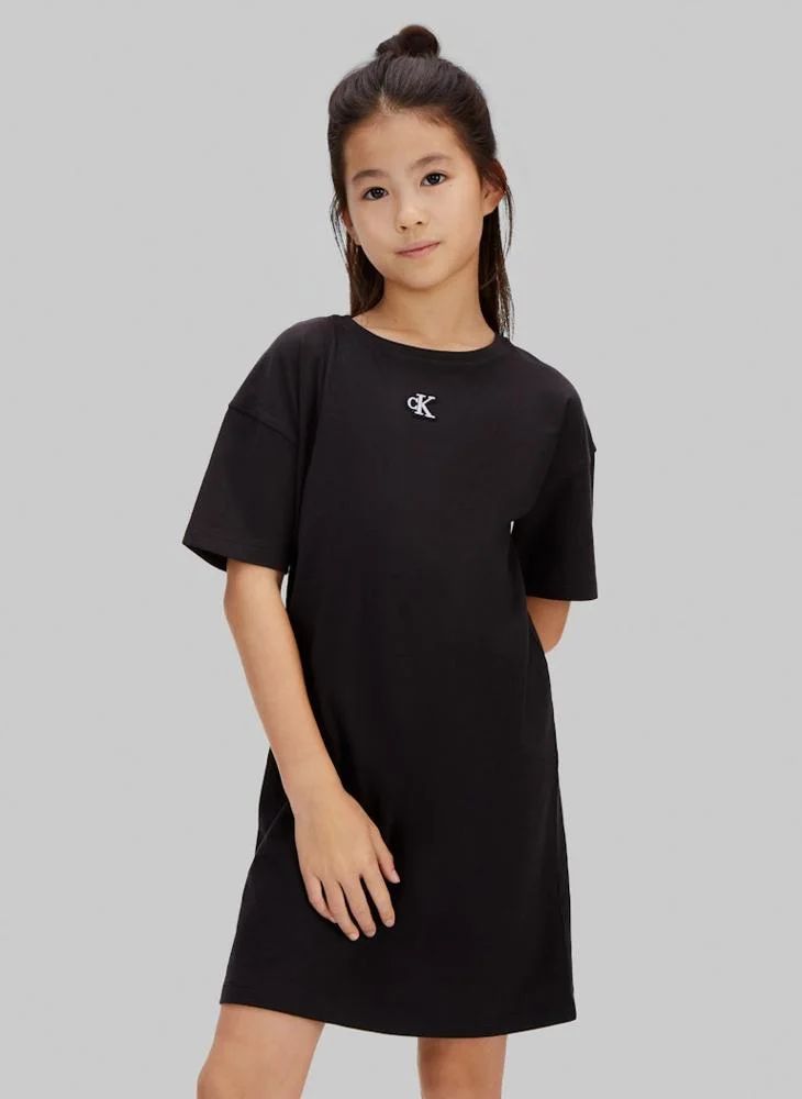 Calvin Klein Jeans black T-shirt Dress for Women | Best Price UAE