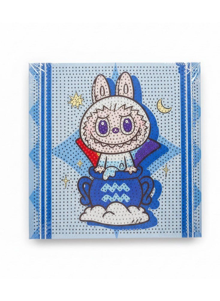 دايموند ابنِ شخصيات رائعة باستخدام قطع ألماسية لامعة. أحجية، حرف يدوية، ولمعان! (للأولاد والبنات) ٢٠ × ٢٠ سم (متعددة الأشكال وملونة) - Image 1