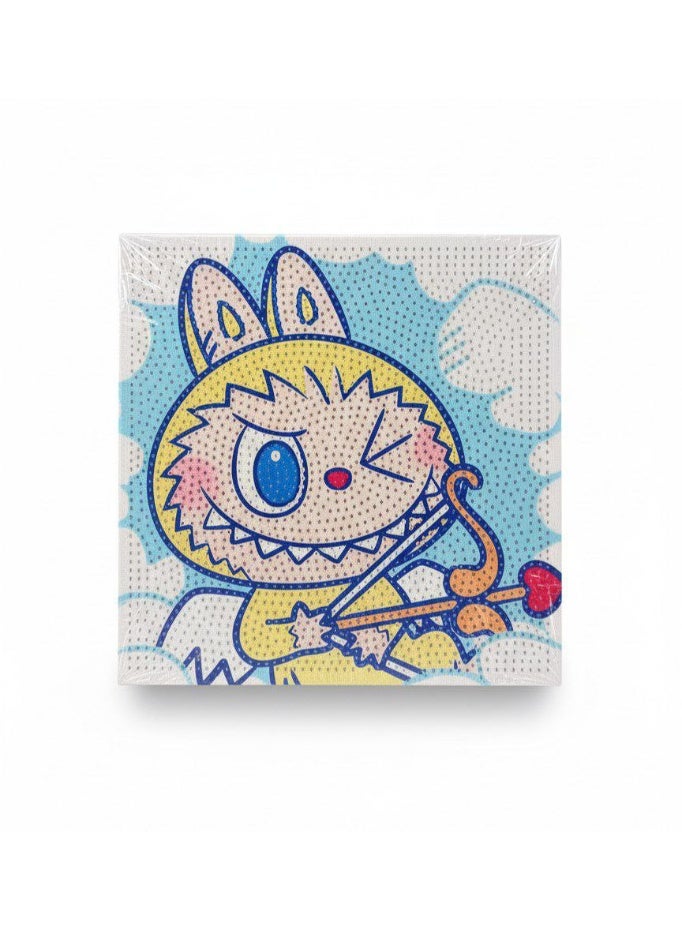 دايموند ابنِ شخصيات رائعة باستخدام قطع ألماسية لامعة. أحجية، حرف يدوية، ولمعان! (للأولاد والبنات) ٢٠ × ٢٠ سم (متعددة الأشكال وملونة) - Image 5