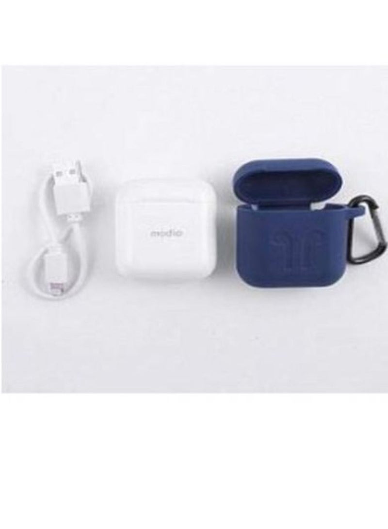 موديو سماعات الأذن مع علبة الشحن بيضاء - Image 3
