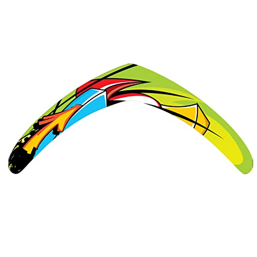 Inborntrait Boomerang for Kids Soft Boomerang Adults VShaped Returning Boomerangs Sports Backyard Children Game Funny Gifts GreenArrow - Image 5