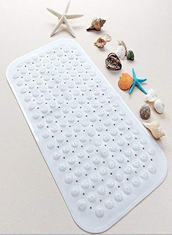 Vdhja PVC Bathroom Massage Anti Slip Bath Mat (70x 37 cm, Blue) - Image 5