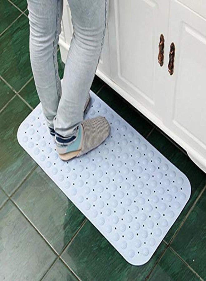 Vdhja PVC Bathroom Massage Anti Slip Bath Mat (70x 37 cm, Blue) - Image 2