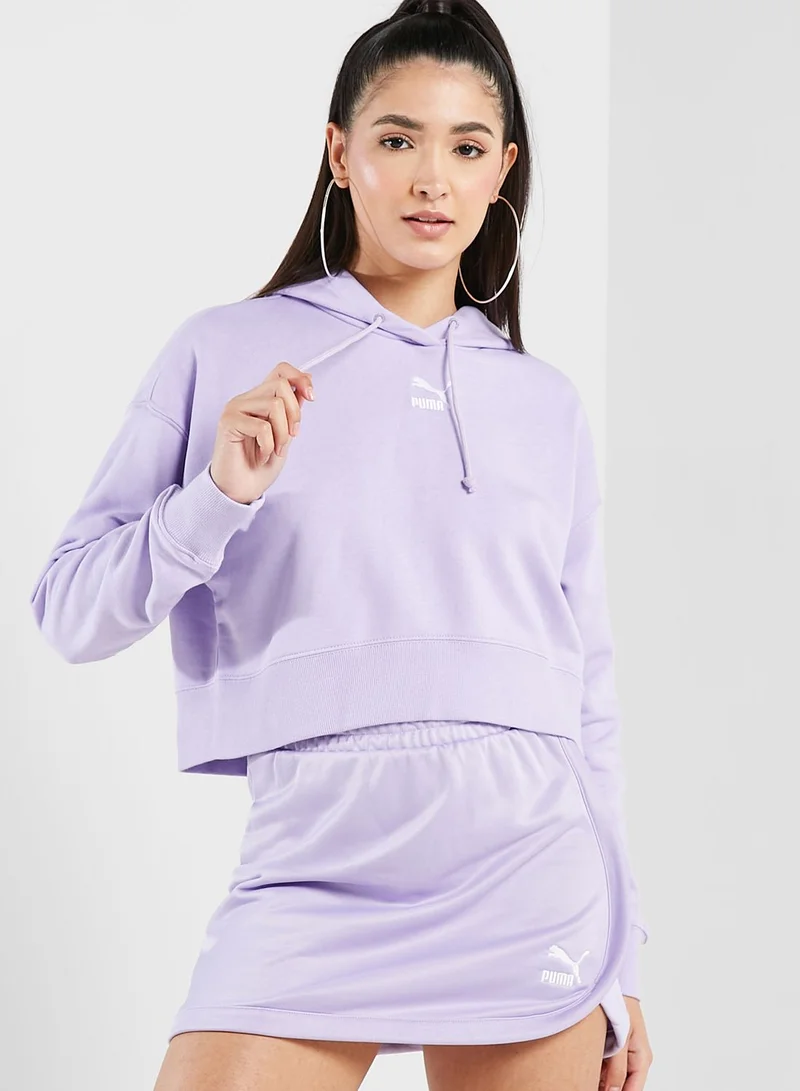 PUMA Classics Cropped Hoodie